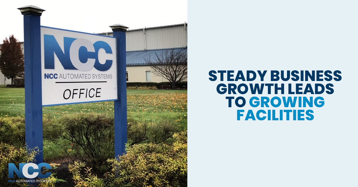 steady business growth leads to growing facilities 