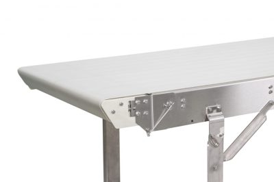 Fabric belt conveyor