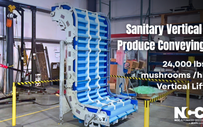 NCC Delivers High-Capacity Z-Incline Conveyor for Fresh Mushroom Production, Handling Up to 42,000 lbs per Hour 