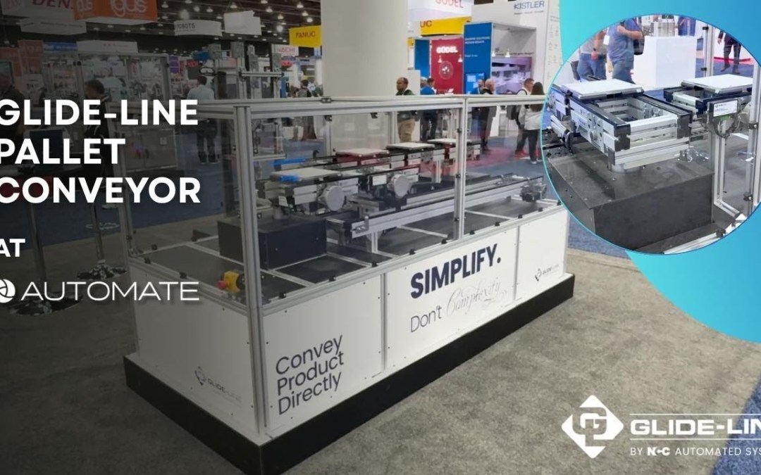 Glide Line-Pallet Conveyor Demonstration at Automate Expo