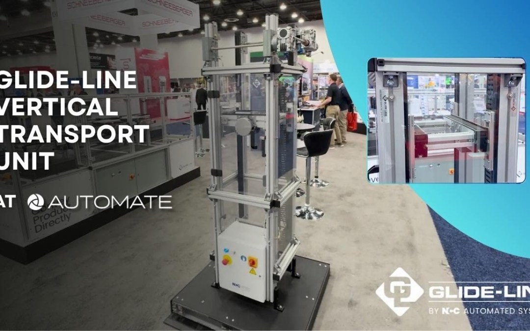 Glide-Line Vertical Transport Unit Demonstration at Automate Expo
