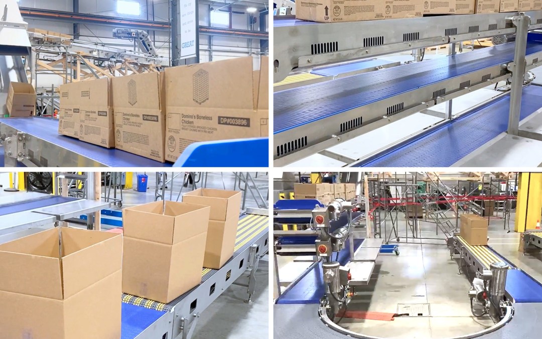 NCC Automated Systems Delivers Custom Flexible Triple-Tier Case Handling Conveyor System