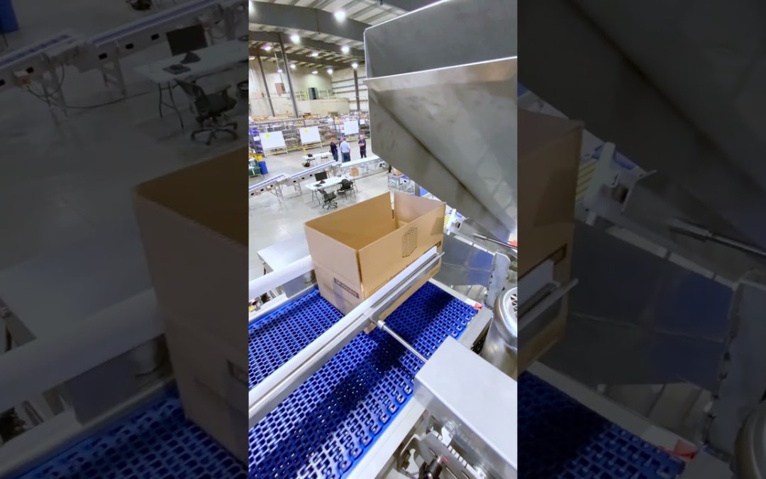 NCC Case Handling Conveyors – Empty case handling with gravity chute
